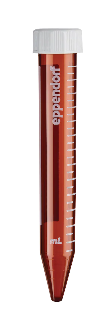 艾本德Eppendorf Conical Tubes, 15 mL, 無菌、無熱原, 無RNase和DNase, 無DNA, 琥珀色（光保護(hù)）, 200 個 (4 包 × 50 個)貨號 003012